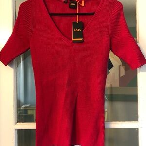 Boss Women's Bold Red Short Sleeve Tee